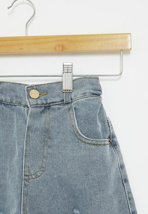 Pop Candy - Denim shorts - stonewash