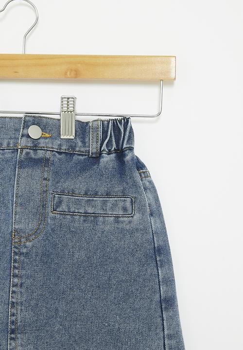 Pop Candy - Denim skirt - stonewash