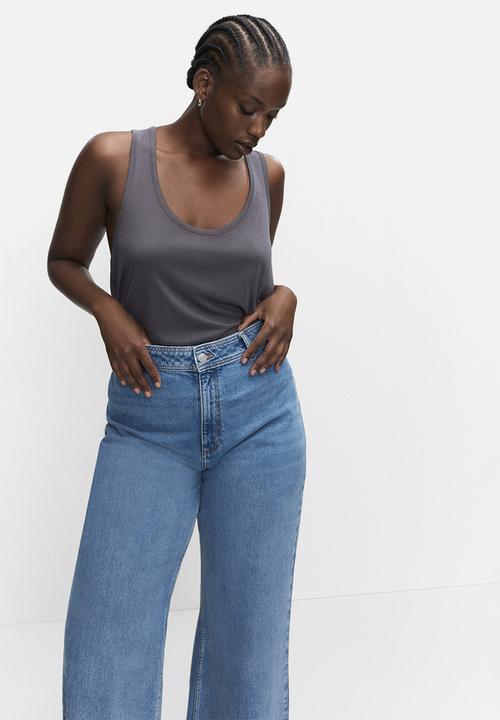 MANGO - Plus jeans catherin - open blue
