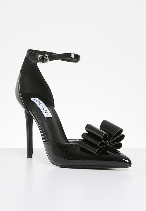 Steve Madden - Kallie ankle strap stiletto - black