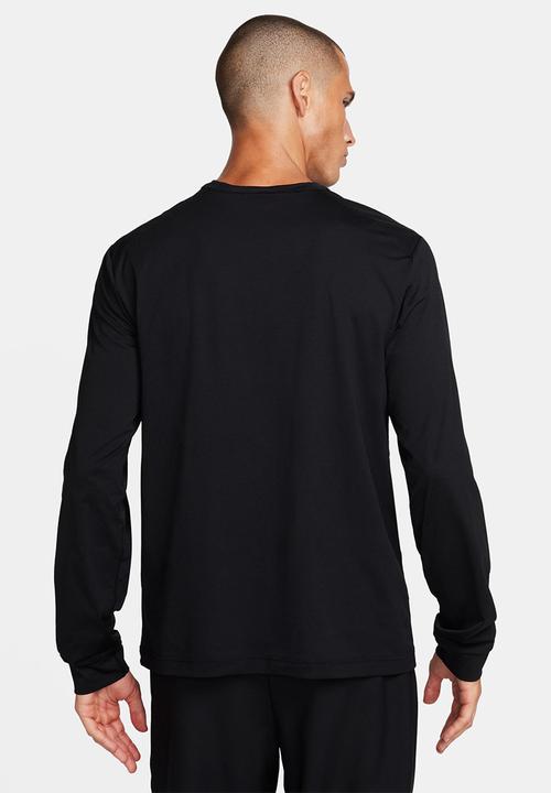 Nike - Track Club Dri-FIT Hyverse long sleeve run top in  - black 