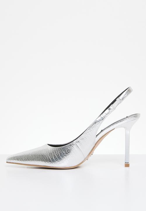 Steve Madden - Soiree slingback court - silver 