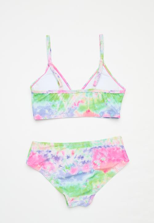 Pop Candy - Tie dye bikini set - multi
