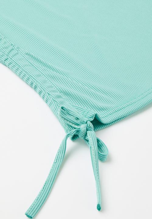 Pop Candy - Ribbed top and pants set - blue