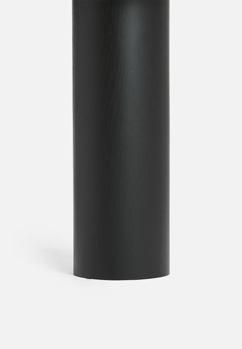 Sixth Floor - James column leg console - black