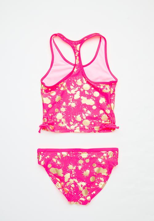 Pop Candy - 2 Piece tankini - pink & gold