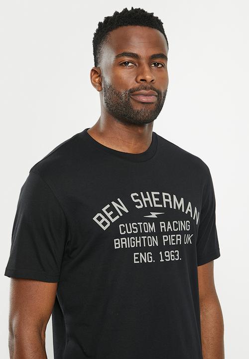 Ben Sherman - Sherman driver racing tee-shirt - black