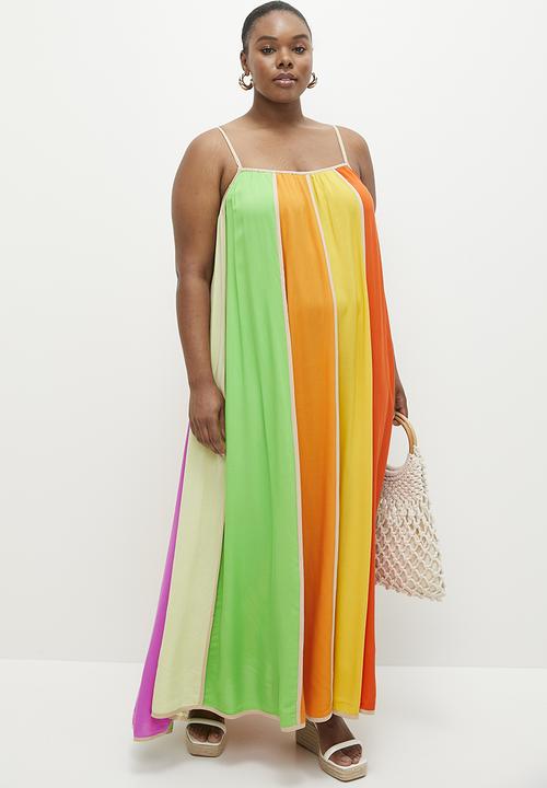 Me&B - Plus Carnival Sundress - Multi