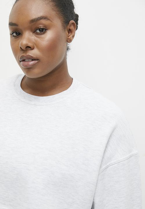 Cotton On - Plus Plush Cropped Shrug - Cloudy Grey Marle