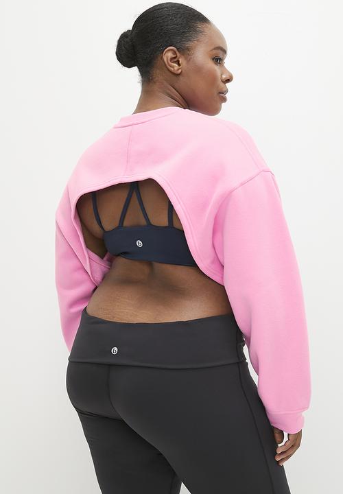 Cotton On - Plus Plush Cropped Shrug - Pink Fizz