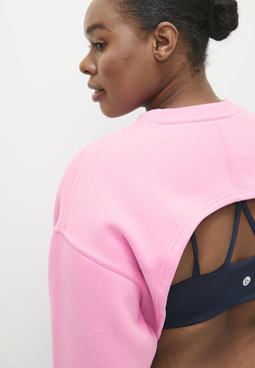Cotton On - Plus Plush Cropped Shrug - Pink Fizz