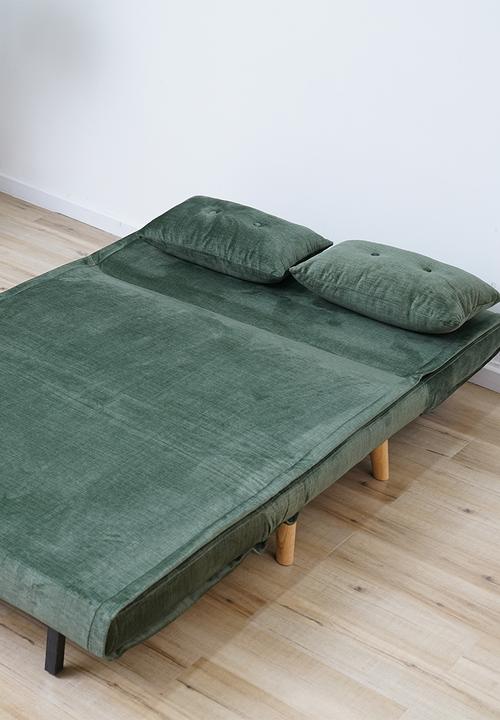 Sixth Floor - Haley foldable 2 seater sofa - green