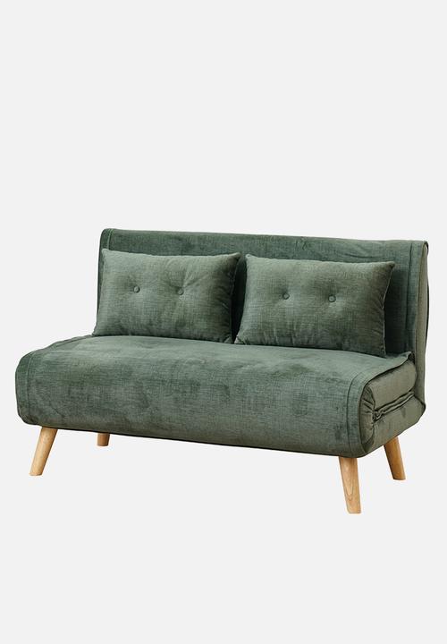 Sixth Floor - Haley foldable 2 seater sofa - green