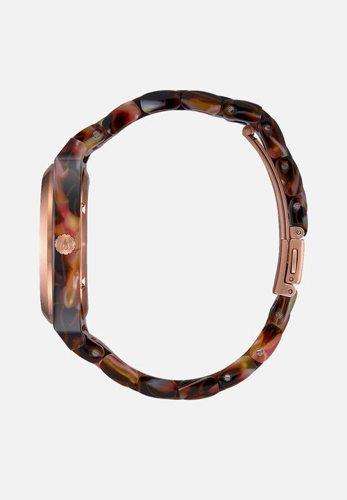 Nixon - Time teller acetate - pink tortoise