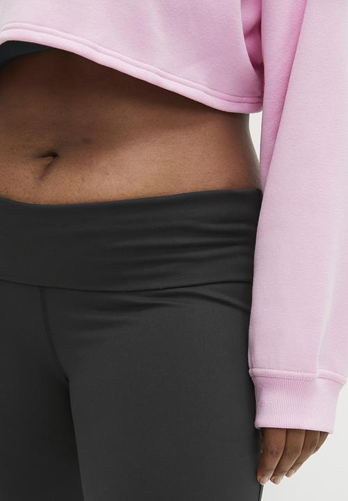 Cotton On - Plus Ultra Soft Fold Over Flare Tight - Black