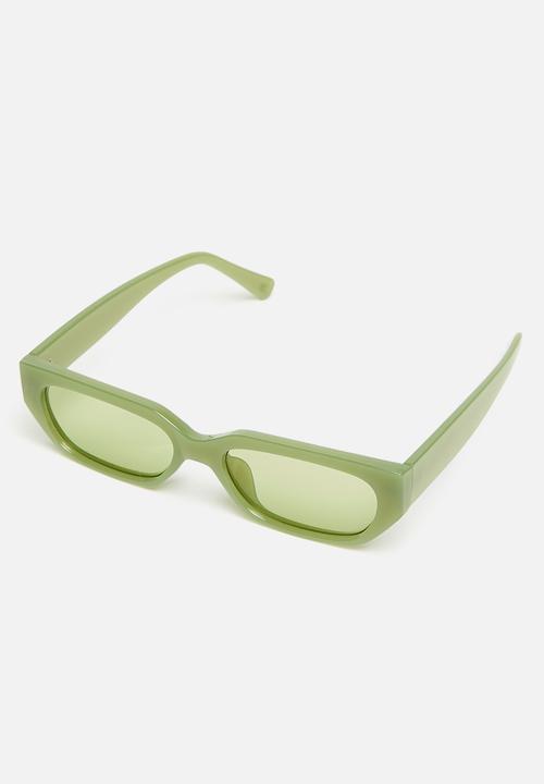 Superbalist - Kazimir rectangular sunglasses - green