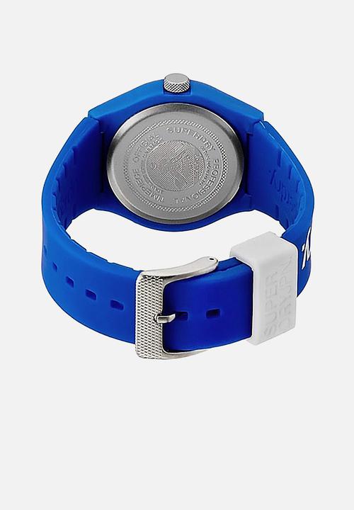 Superdry. - Urban silicone strap - blue