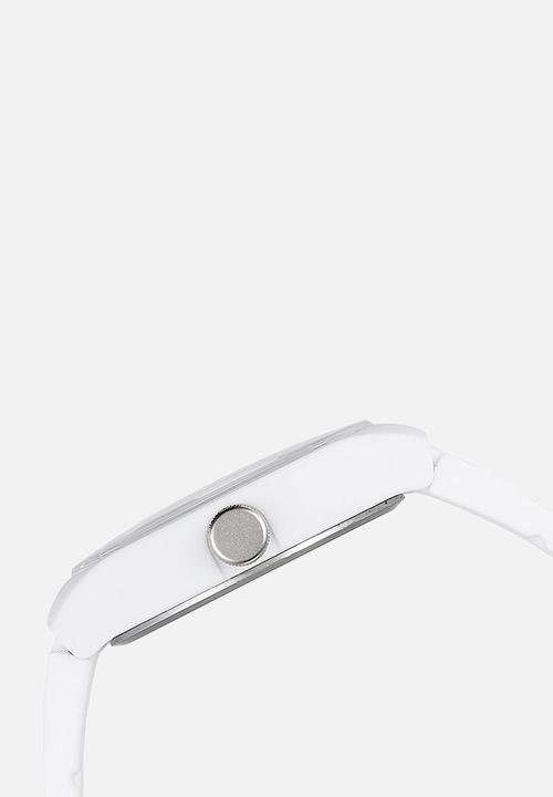 Superdry. - Silicone strap watch - white