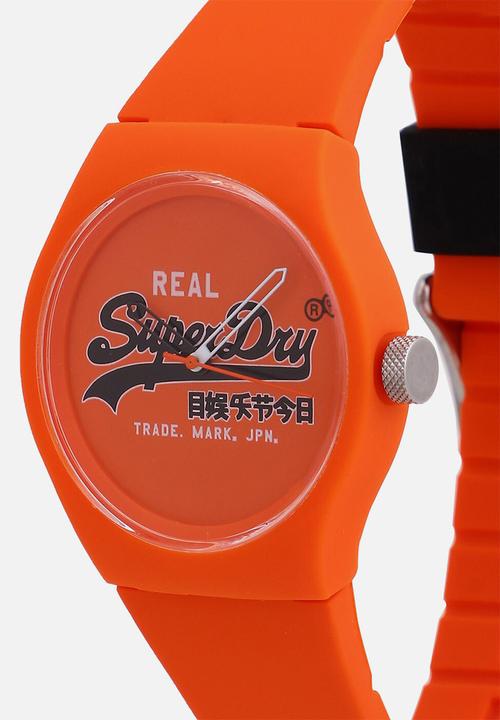 Superdry. - Urban original silicone strap - orange