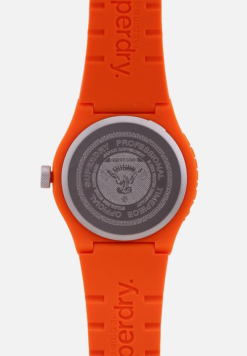 Superdry. - Urban original silicone strap - orange
