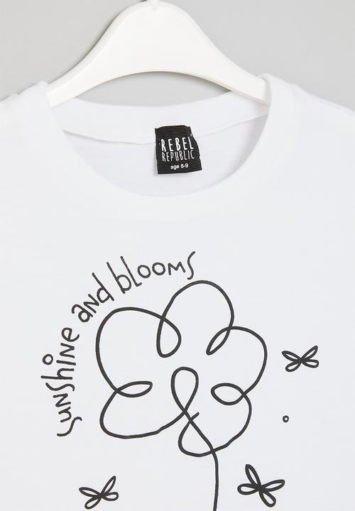 Rebel Republic - Graphic t-shirt - white