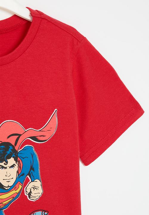 Character Group - Superman short sleeve tee - red