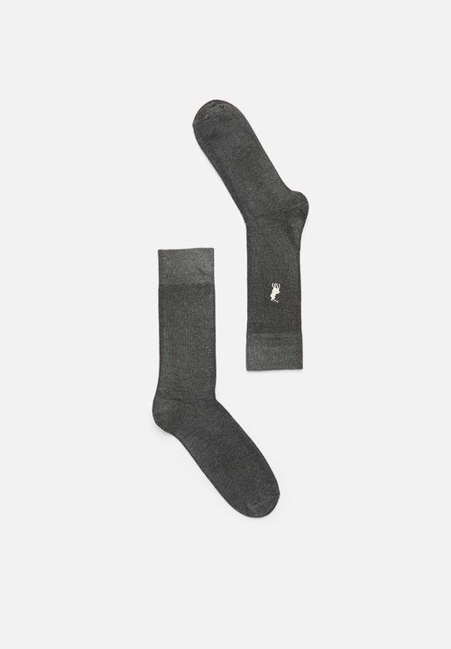 POLO - Polo plain sock - charcoal