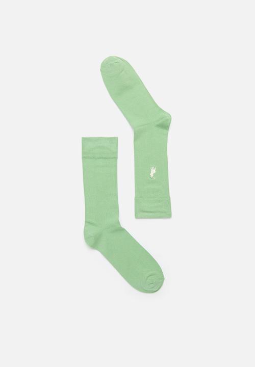 POLO - Polo plain sock - green