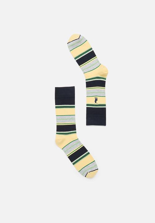 POLO - Stripe crew sock - multi