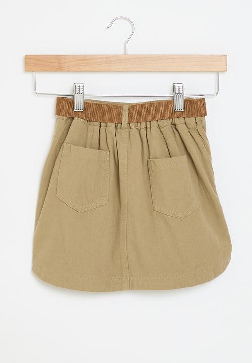 Pop Candy - Girls skirt - khaki
