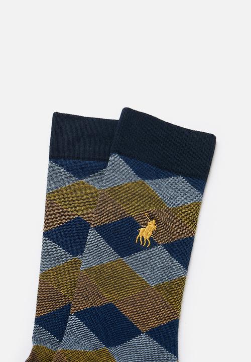 POLO - Argyle anklets - multi