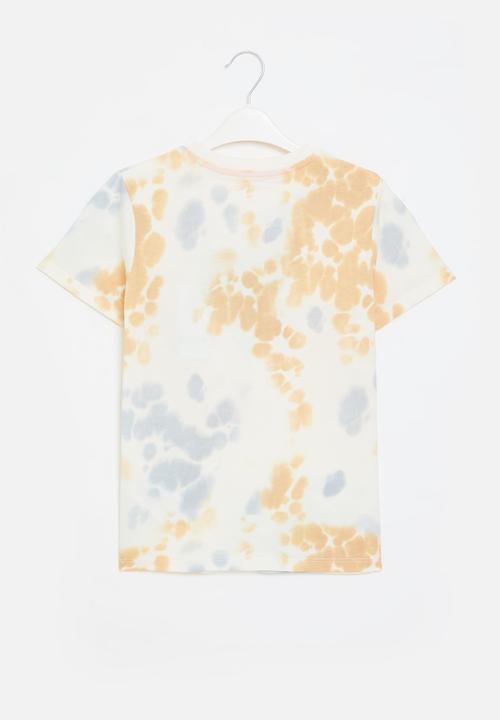 GUESS - Short sleeve T-shirt - faded tie dye print