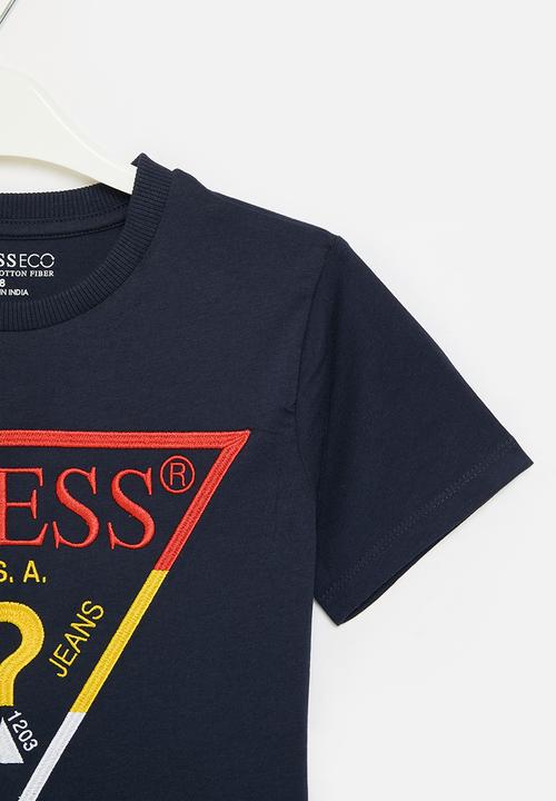 GUESS - Short sleeve T-shirt - smart blue