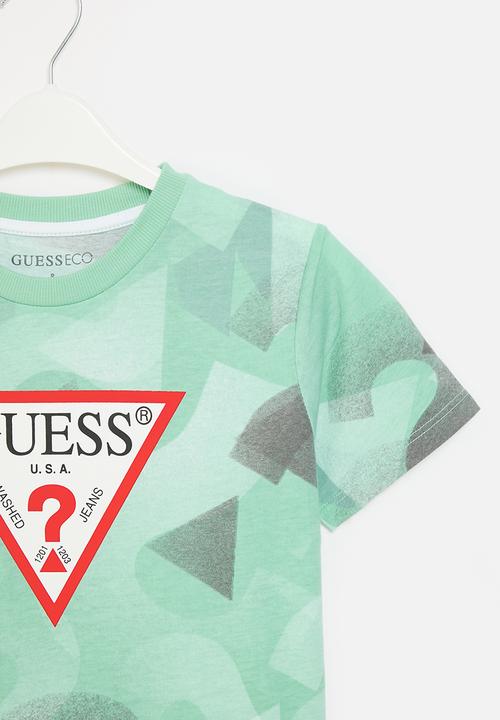 GUESS - Short sleeve tee - soft mint