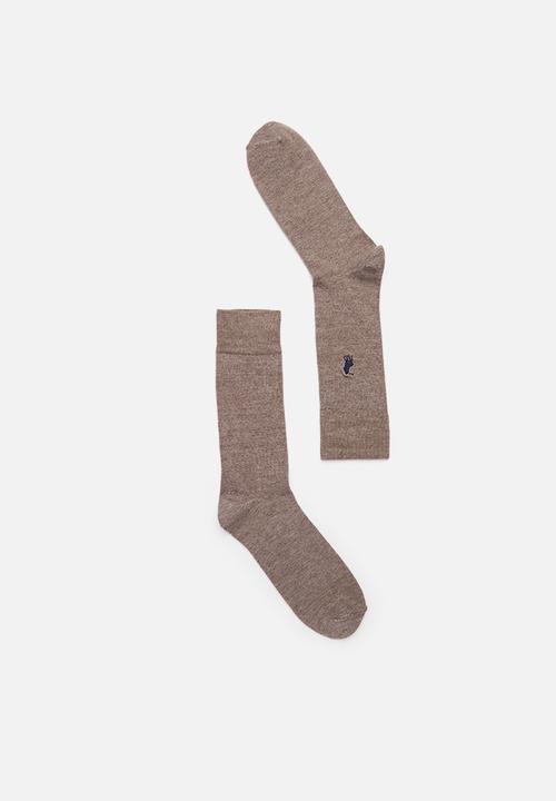 POLO - Polo Plain Socks - Taupe