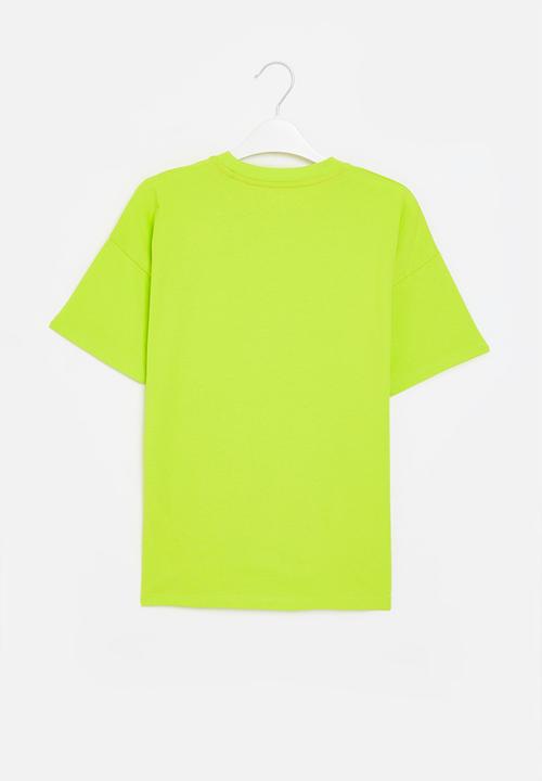 GUESS - Short sleeve t-shirt - neon swoosh