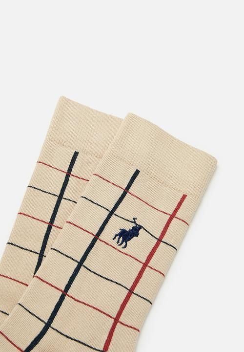 POLO - Striped Socks - Stone
