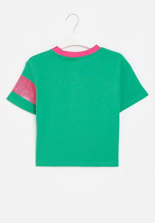 GUESS - Short sleeve T-shirt - india green