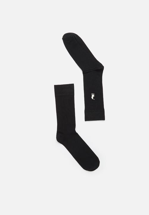 POLO - Bamboo Lux PLAIN cotton - Black 1