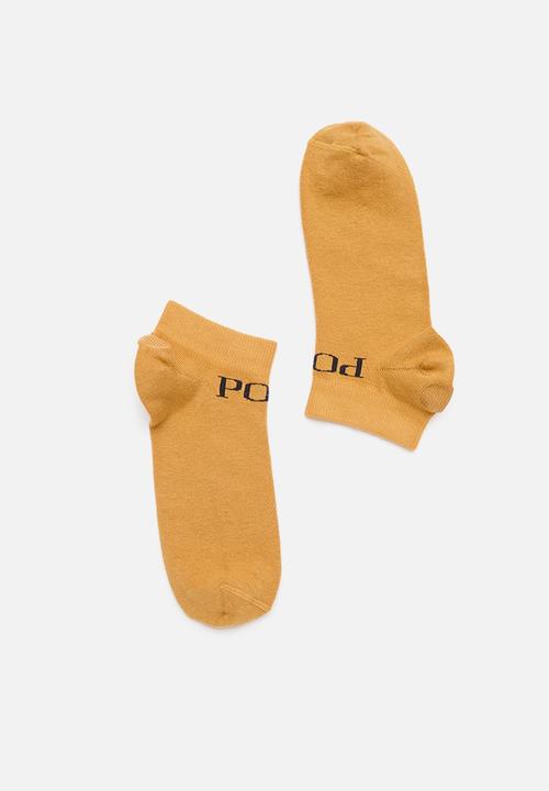 POLO - Trainer Socks - Mustard