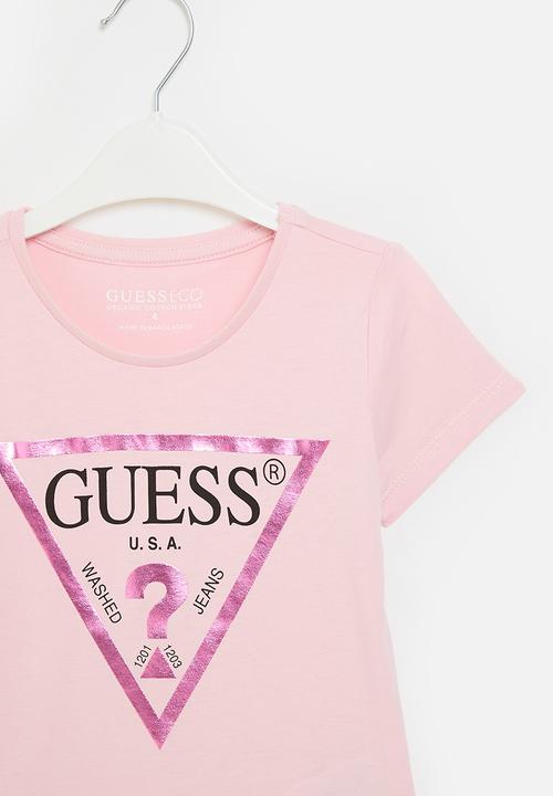 GUESS - Short sleeve T-shirt core - alabaster pink