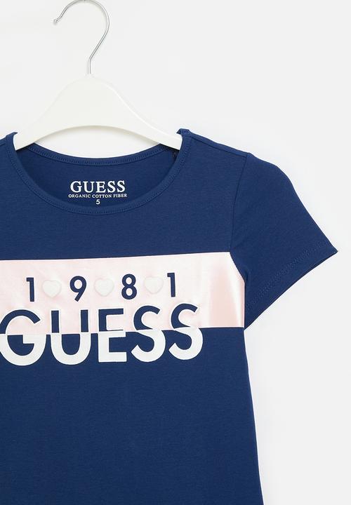 GUESS - Short sleeve t-shirt - sharp navy