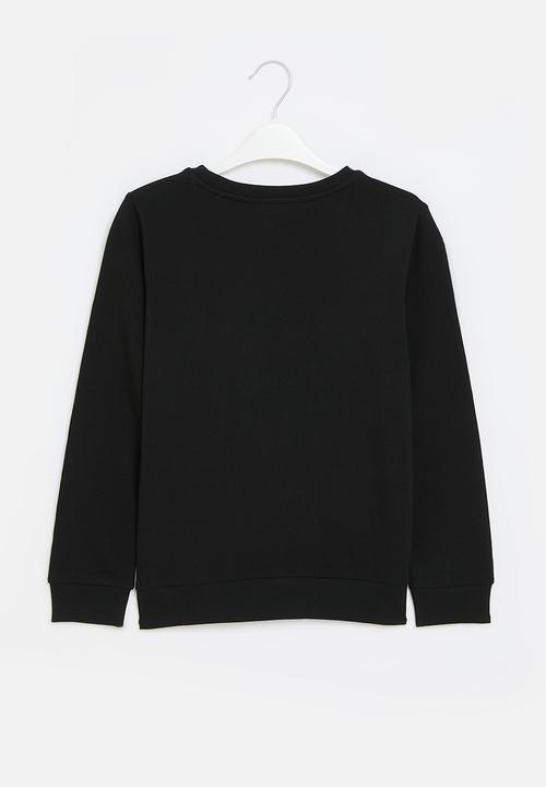 GUESS - Long sleeve fleece core - jet black 