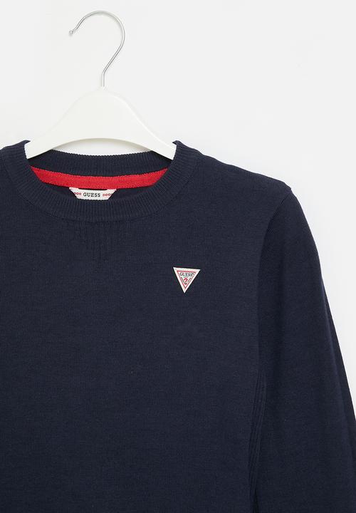 GUESS - Long sleeve sweater core - deck blue