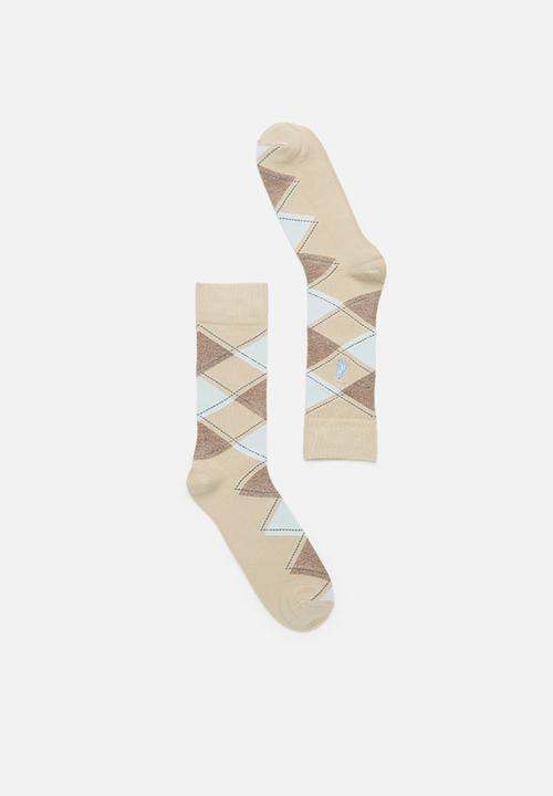 POLO - Argyle Socks - Stone