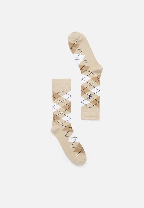 POLO - Argyle Socks - Stone