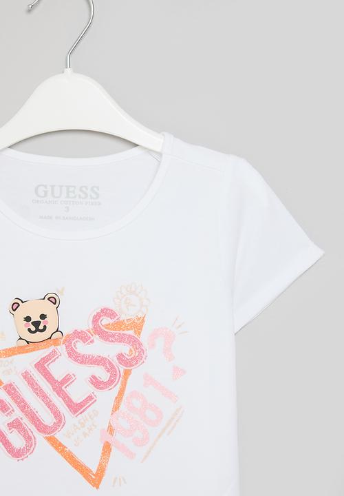GUESS - Short sleeve t-shirt - pure white