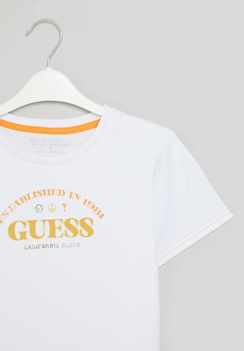 GUESS - Short sleeve t-shirt - pure white