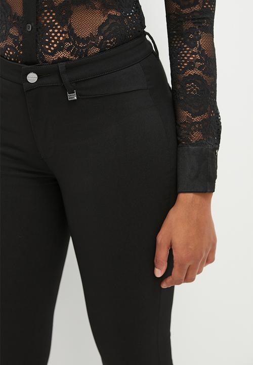 SISSY BOY - Reece: Mid Waist Skinny Leg - Black