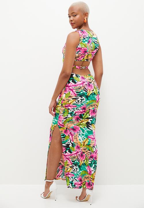 SISSY BOY - Flow With It: Maxi With Back Hardware Detail - Multi